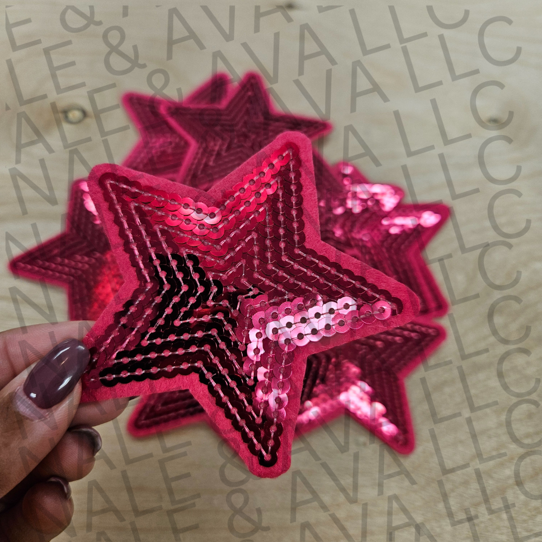 Sequin Star Hat Patch (1 Patch)