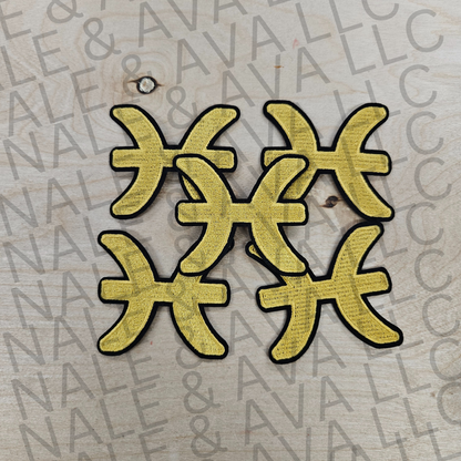 Pisces Hat Patch front side