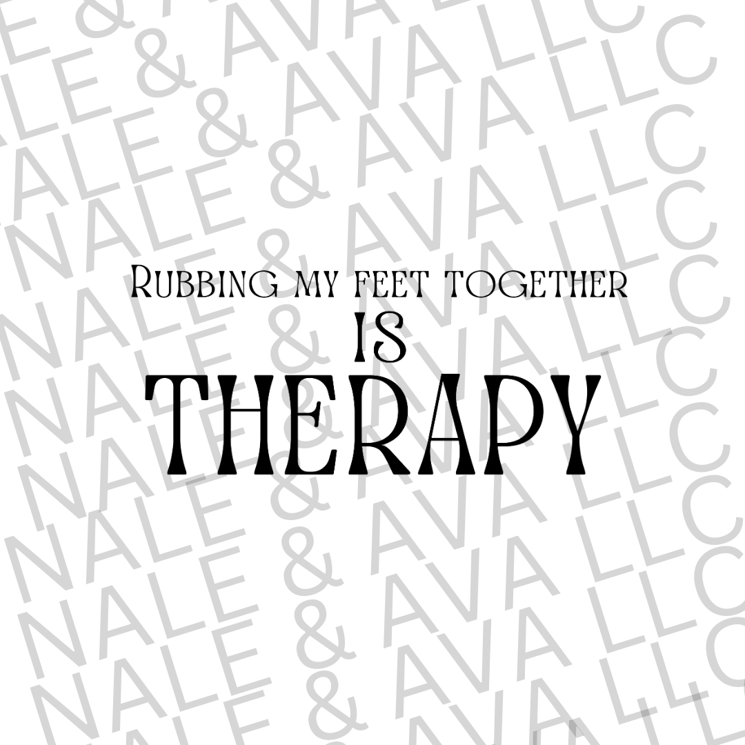 Rubbing My Feet Together PNG File