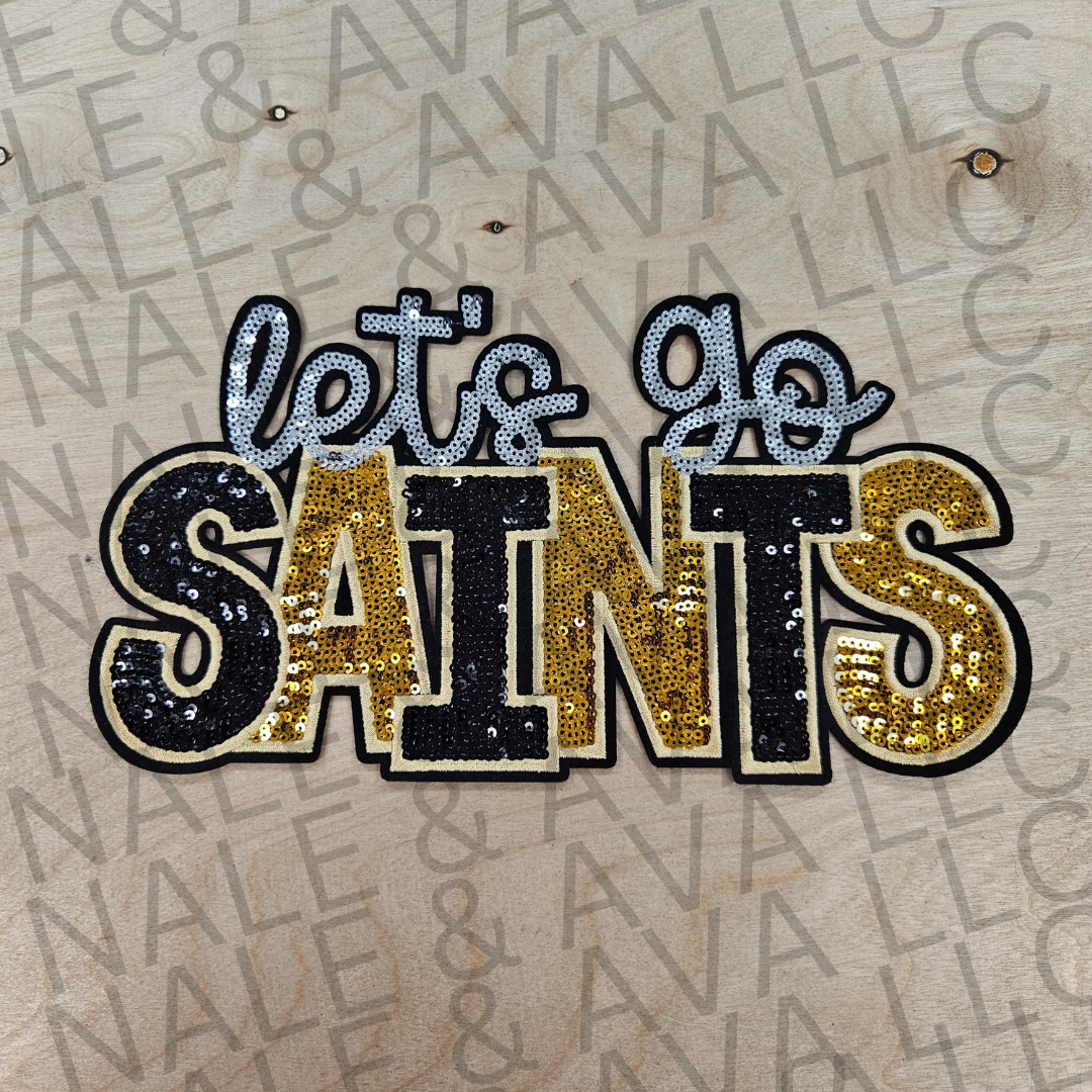 Football Sequin Patch
