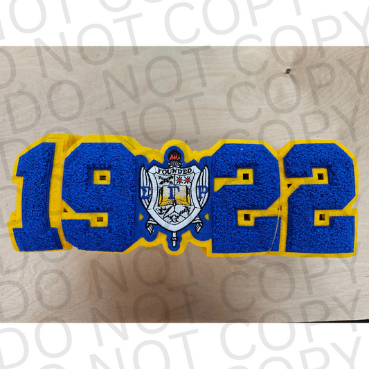 Greek Chenille Patch