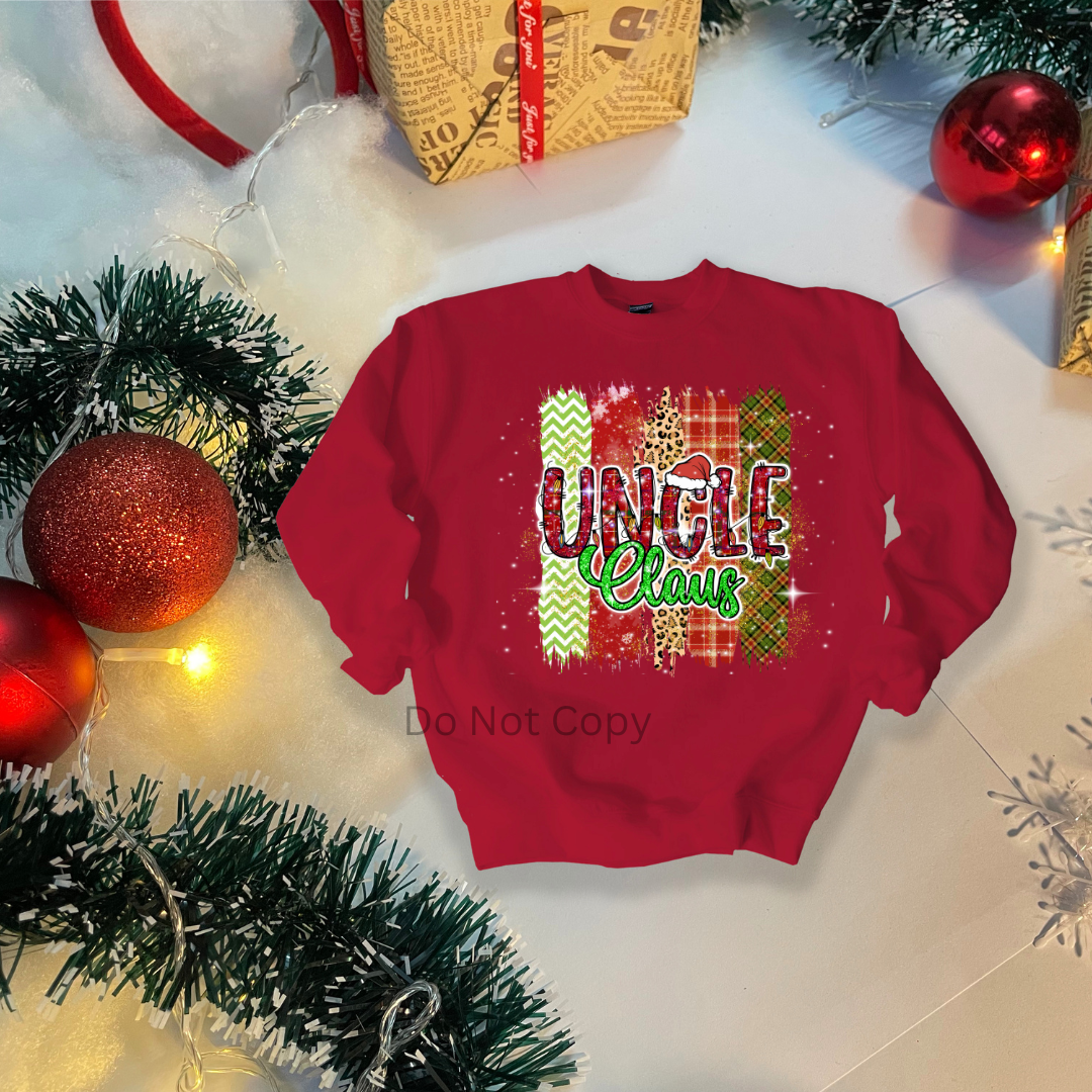 Family Claus DTF Transfer ONLY - This is NOT a T Shirt