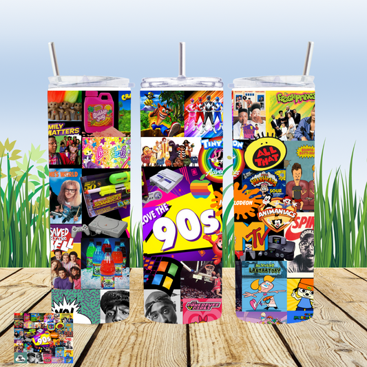 Love The 90s 20oz Tumbler Sublimation Transfer ONLY - This is NOT a Tumbler
