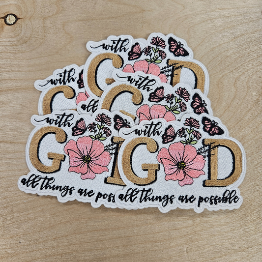 With God Hat Patch