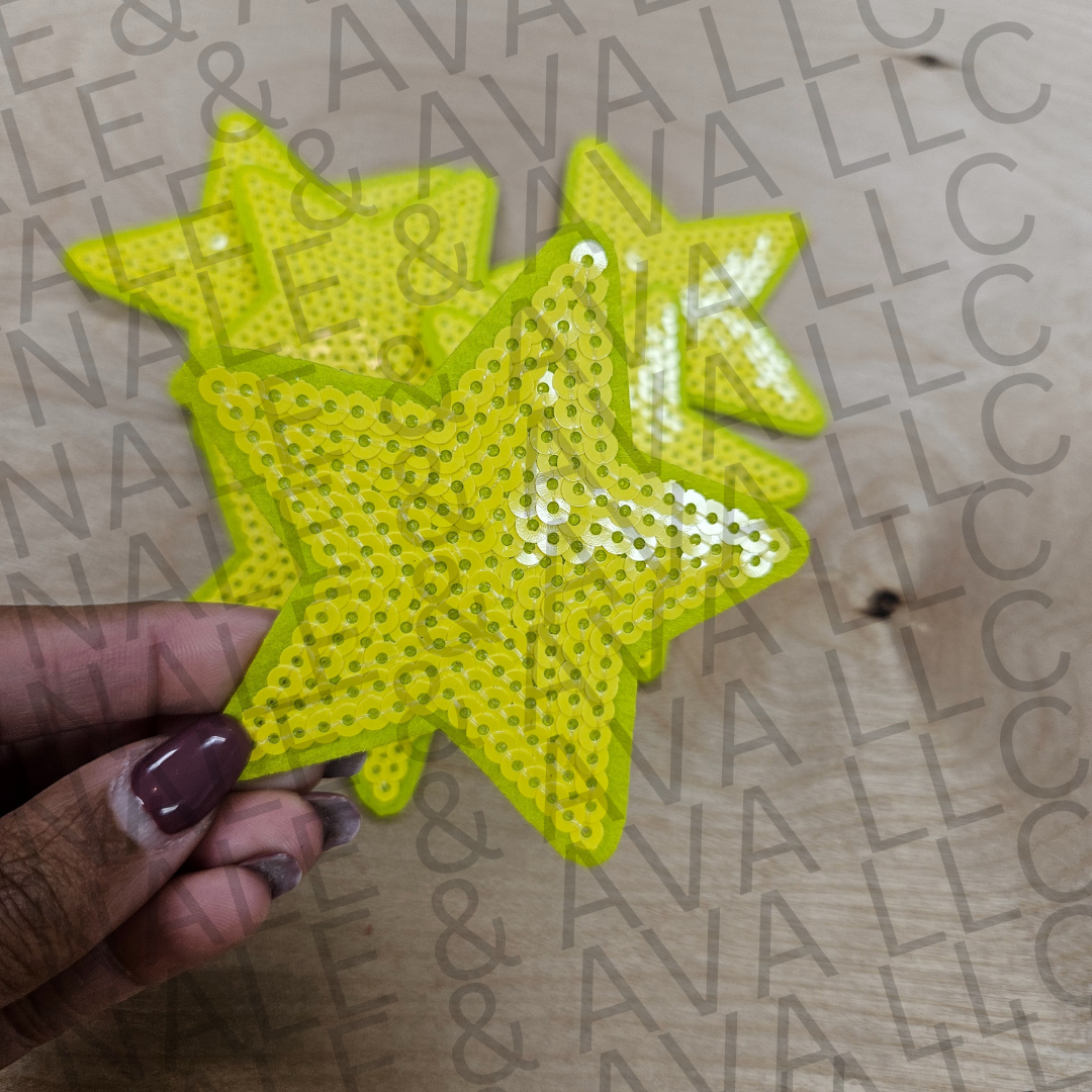 Sequin Star Hat Patch (1 Patch)