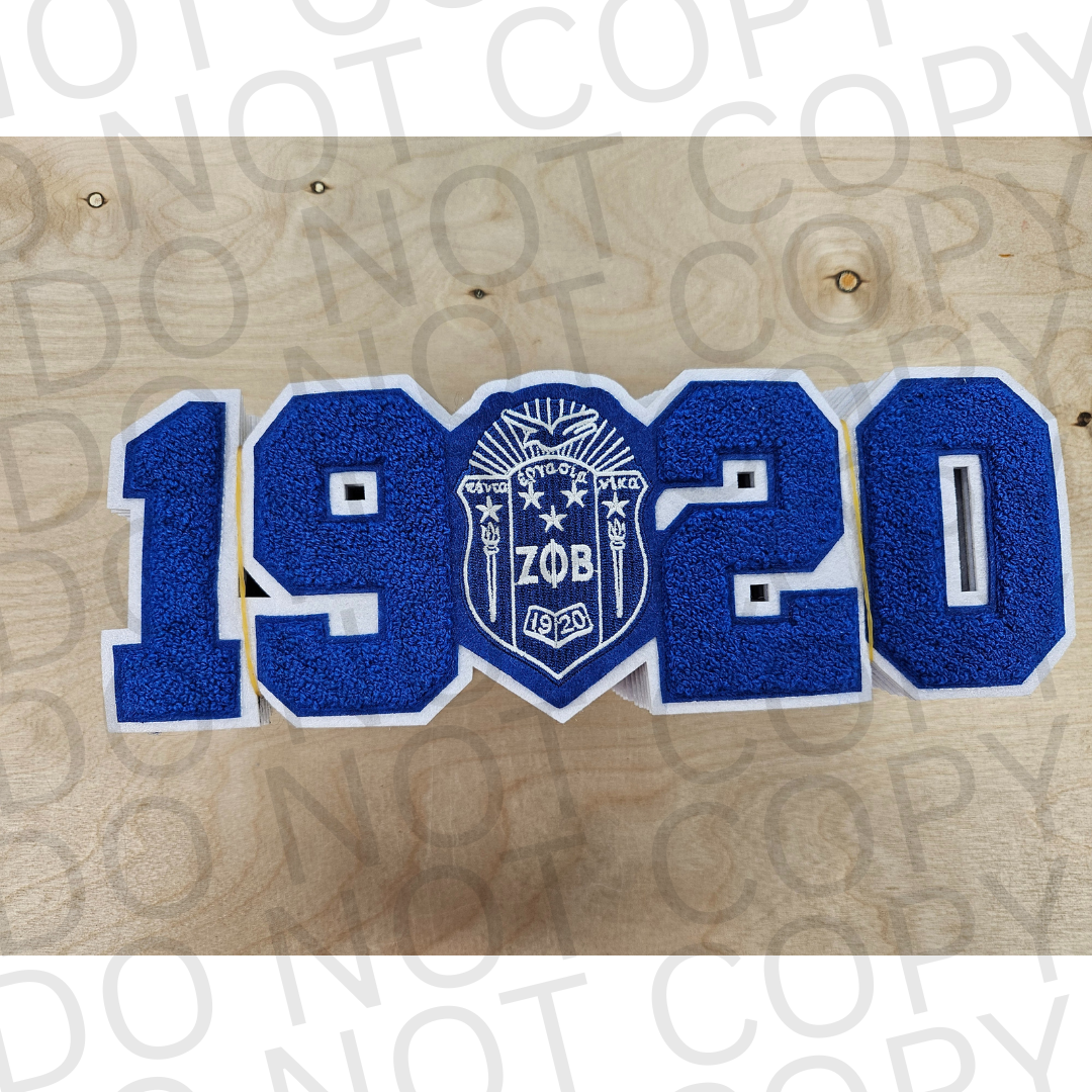 Greek Chenille Patch