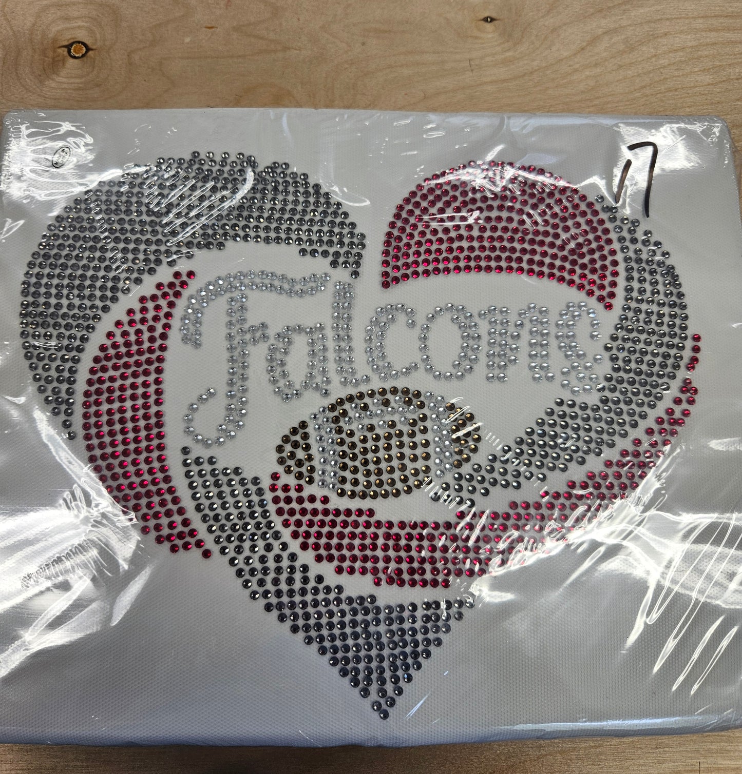 Football Rhinestone Transfer