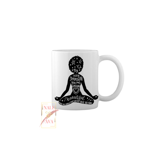 By Being Yourself Mug