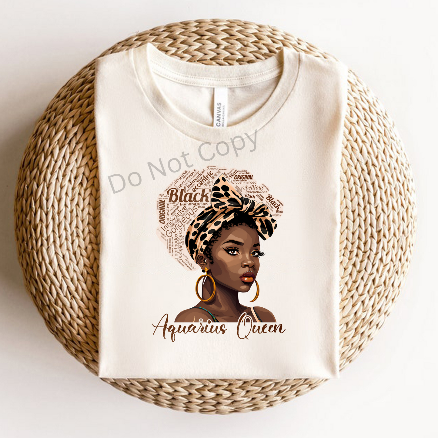 Zodiac Queen DTF Transfer ONLY -This is NOT a T Shirt