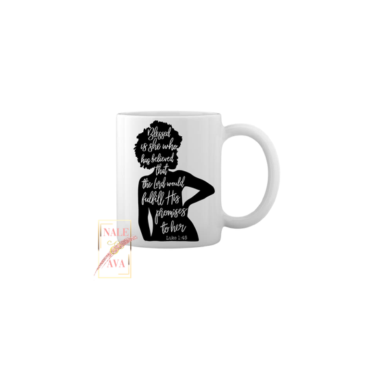 Luke 1:45 Mug